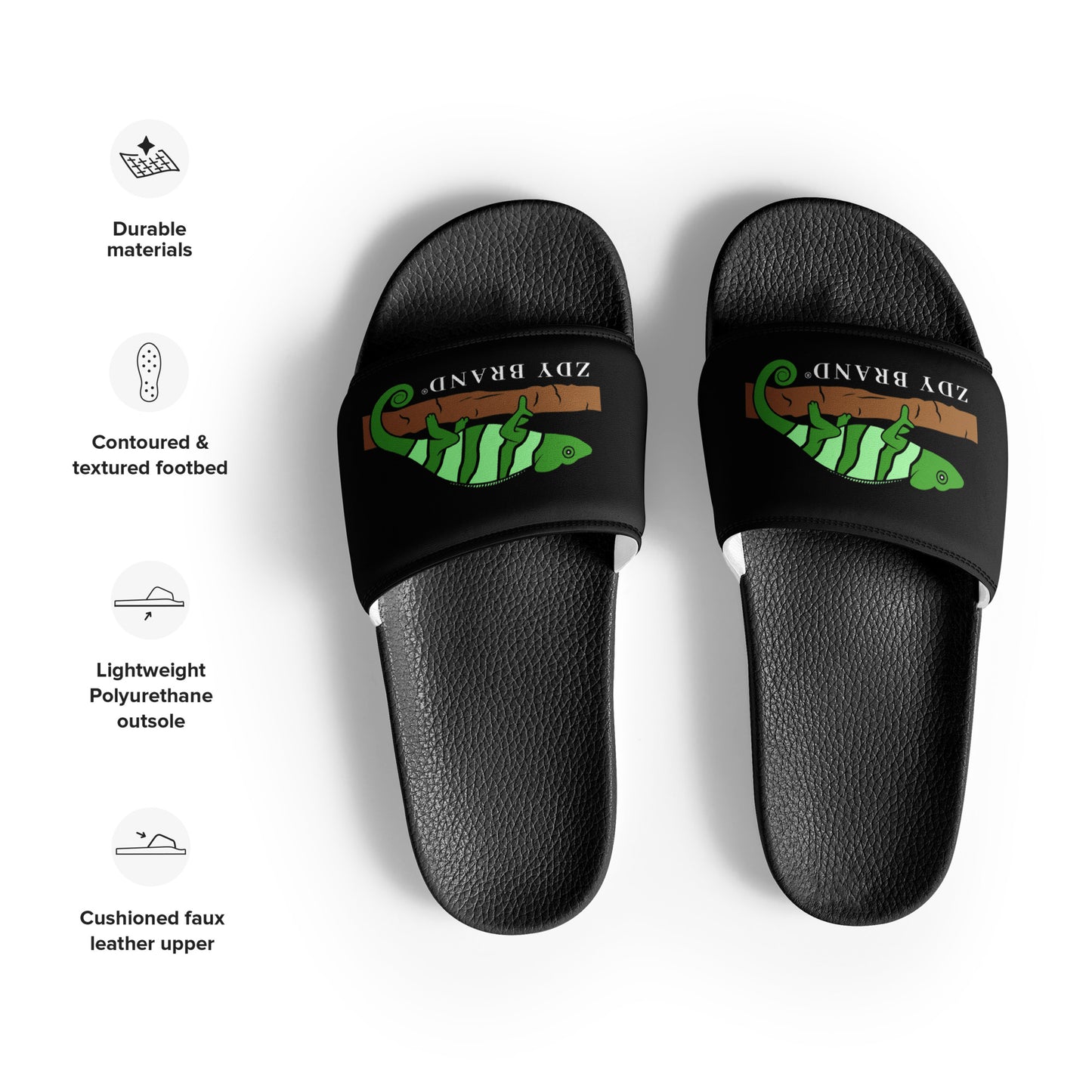 ZDY Chameleon Slides | Black Ice