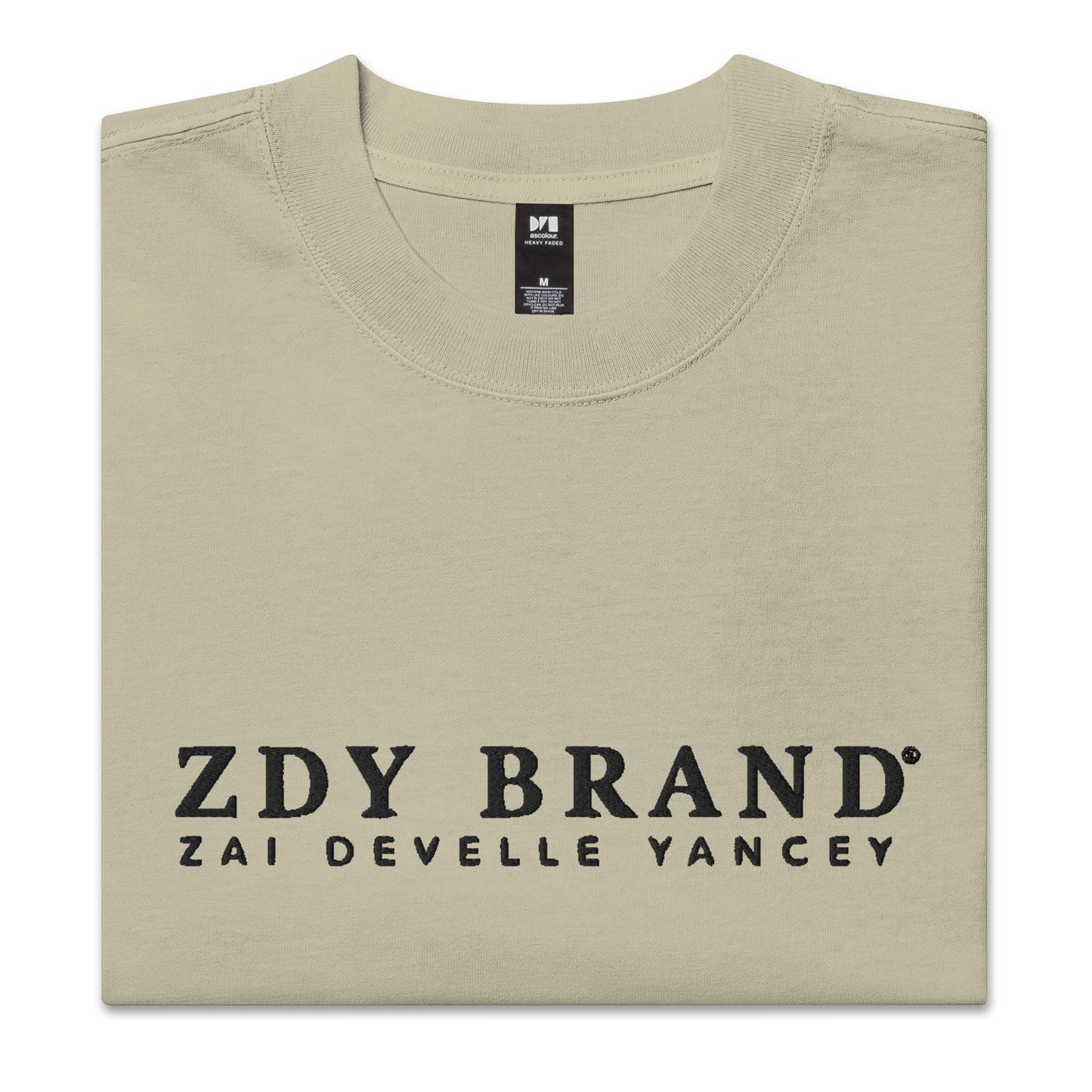 ZDY Brand Embroidered (Oversized Shirt)