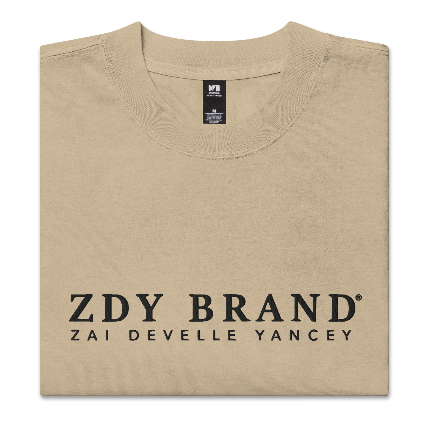 ZDY Brand Embroidered (Oversized Shirt)